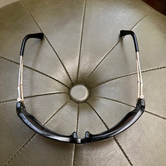 MAUI JIM BAMBOO MJ 104-16 GLOSS BLACK GOLD HCL BRONZE POLARIZED SUNGLASSES - Picture 4 of 14